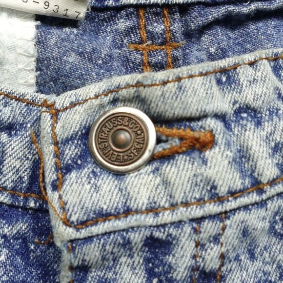 Vintage 80s Skater Levi Strauss Silver Tab Acid Stone Wash Jeans Sz 33 x 34 - Picture 3 of 12